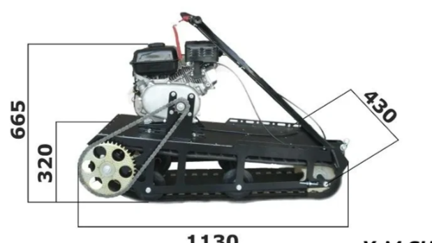 Мотобуксировщик XTREME-MOTORS "Конек-Горбунок" 6.5 л.с. в Владимире