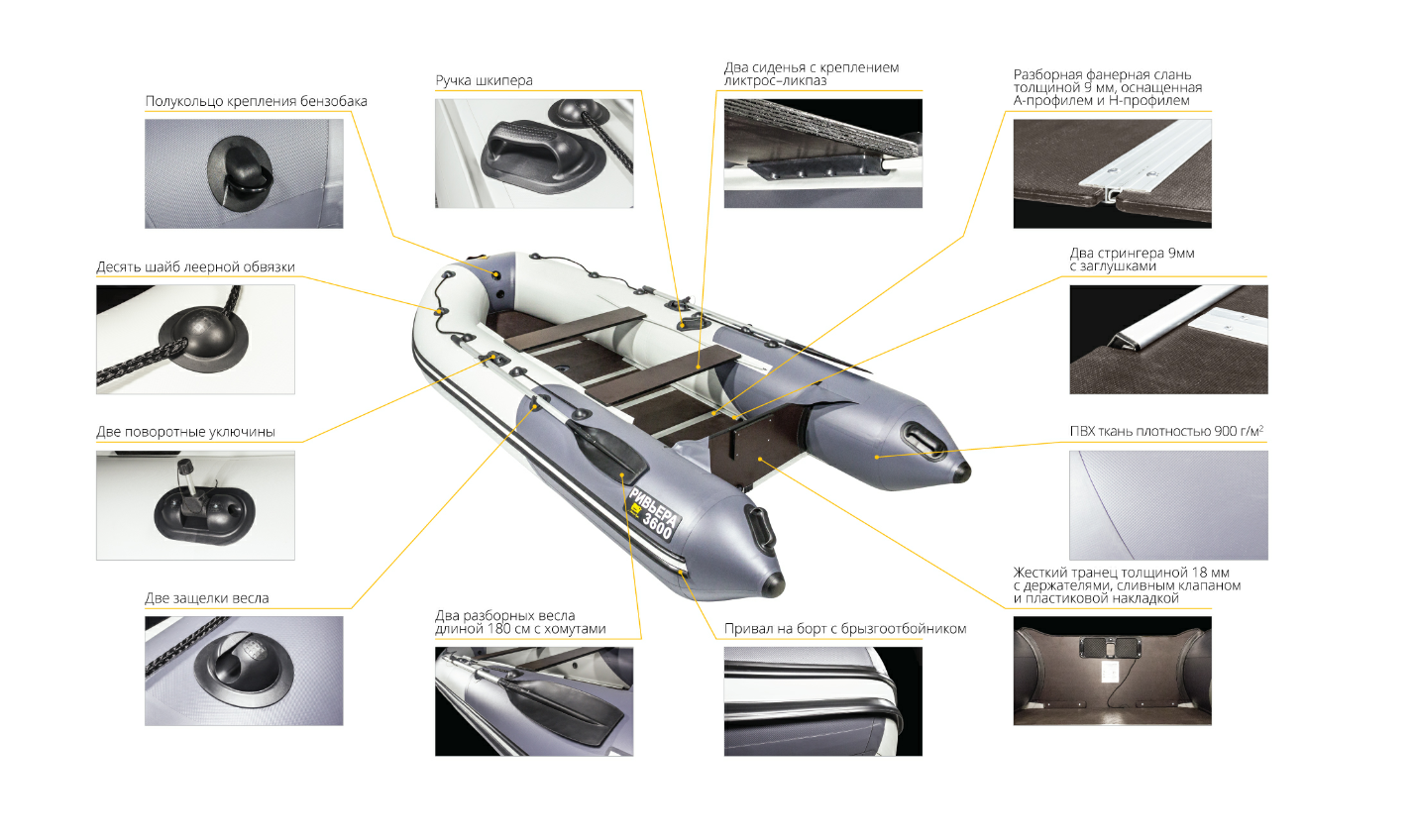 Лодка Ривьера Компакт 2900 СК в Владимире
