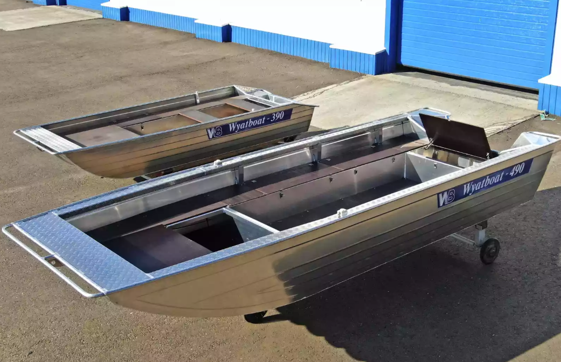 Алюминиевая лодка Wyatboat-490 Jonboat в Владимире
