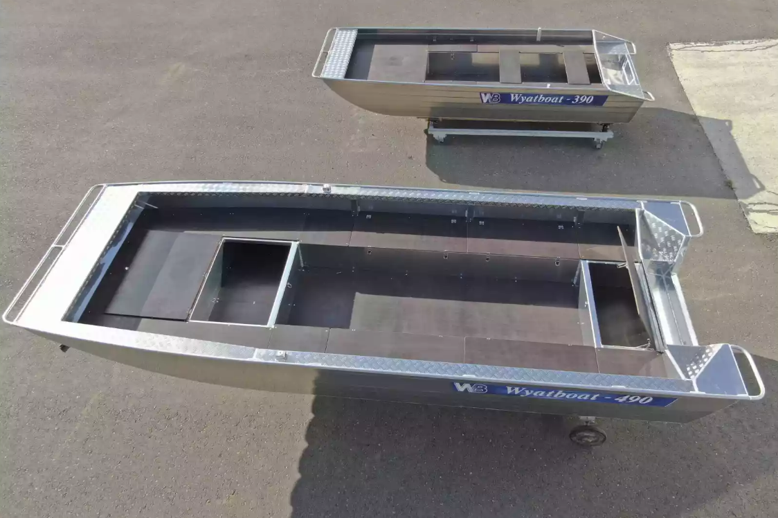 Алюминиевая лодка Wyatboat-490 Jonboat в Владимире