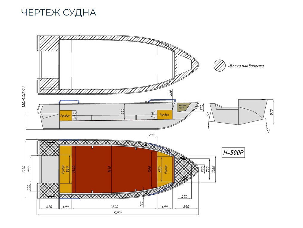 Алюминиевая лодка Неман-500 P в Владимире