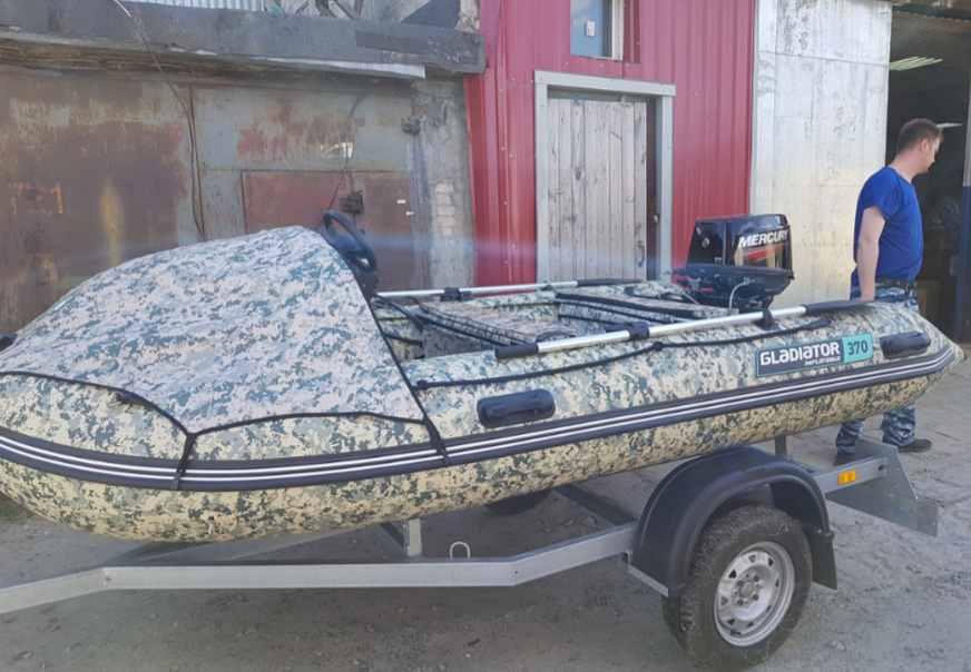 НАДУВНАЯ ЛОДКА GLADIATOR C370AL в Владимире