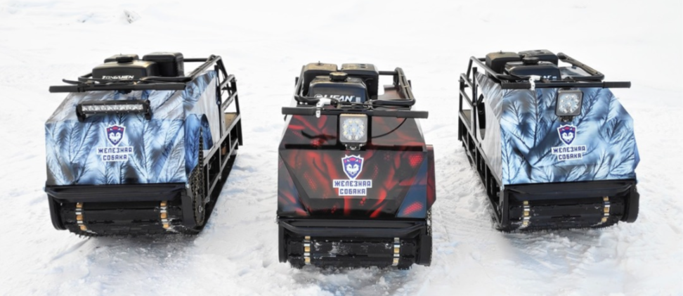 Мотобуксировщик Irondog (Железная собака) M500 20  Камуфляж Охотник в Владимире