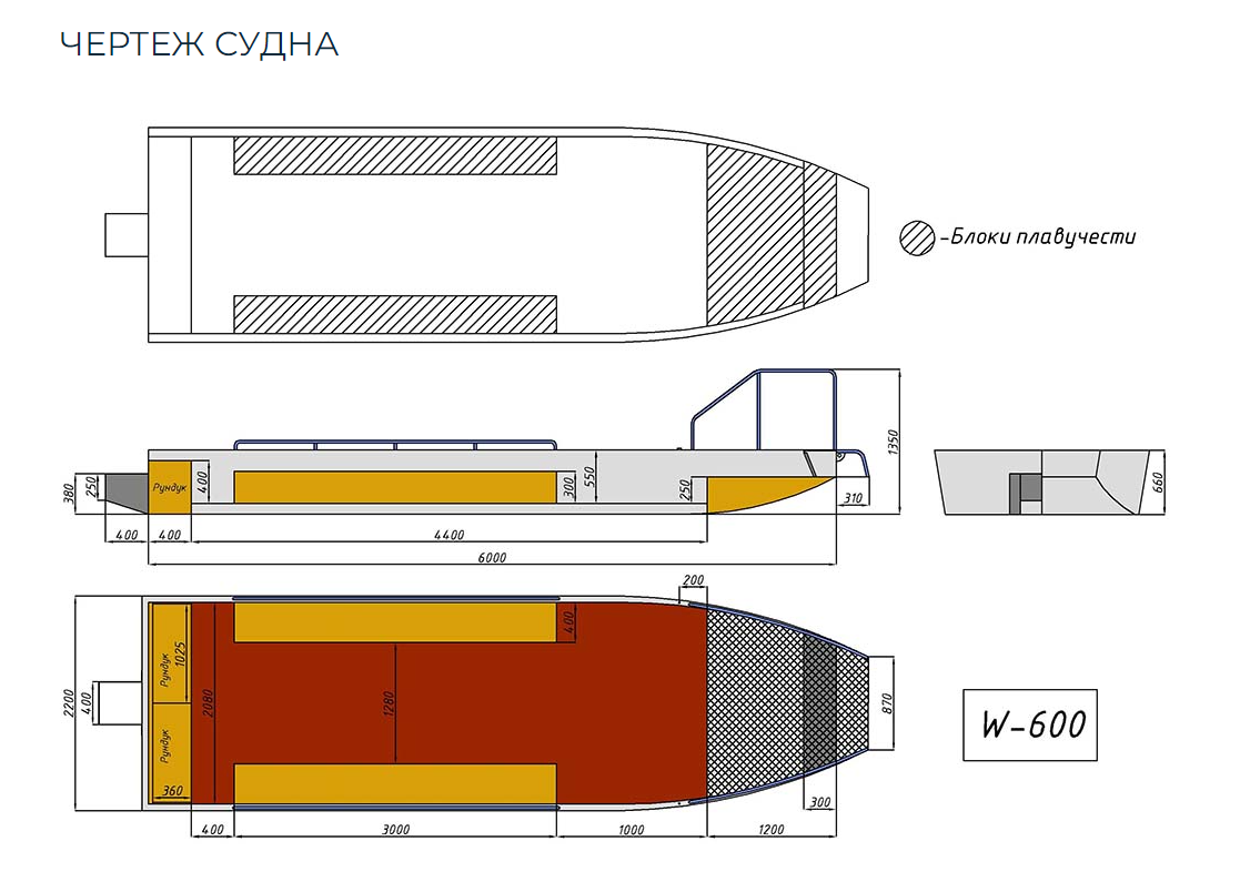 Алюминиевая лодка Wyatboat-600 в Владимире