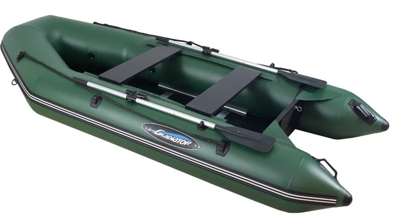 МОТОРНО-ГРЕБНАЯ ЛОДКА ПВХ GLADIATOR A 280 ТК С ФАНЕРНЫМ ДНОМ в Владимире