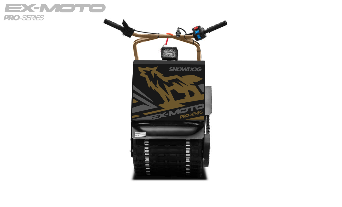 Мотобуксировщик EX-MOTO SNOWDOG S380 8л.с. в Владимире