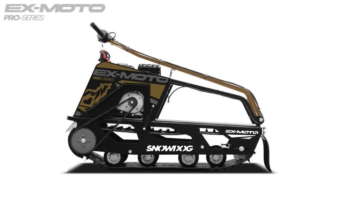 Мотобуксировщик EX-MOTO SNOWDOG S380 8л.с. в Владимире