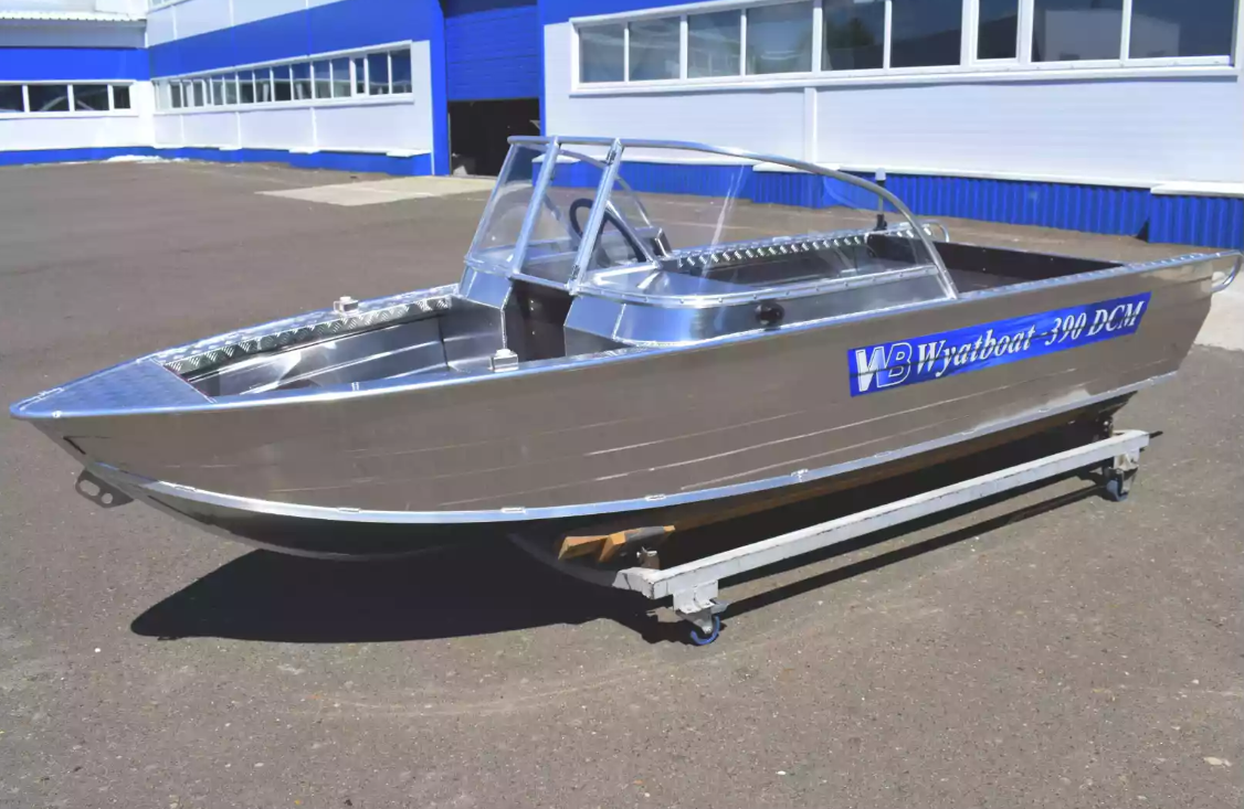 Алюминиевая лодка Wyatboat-390 DCM в Владимире