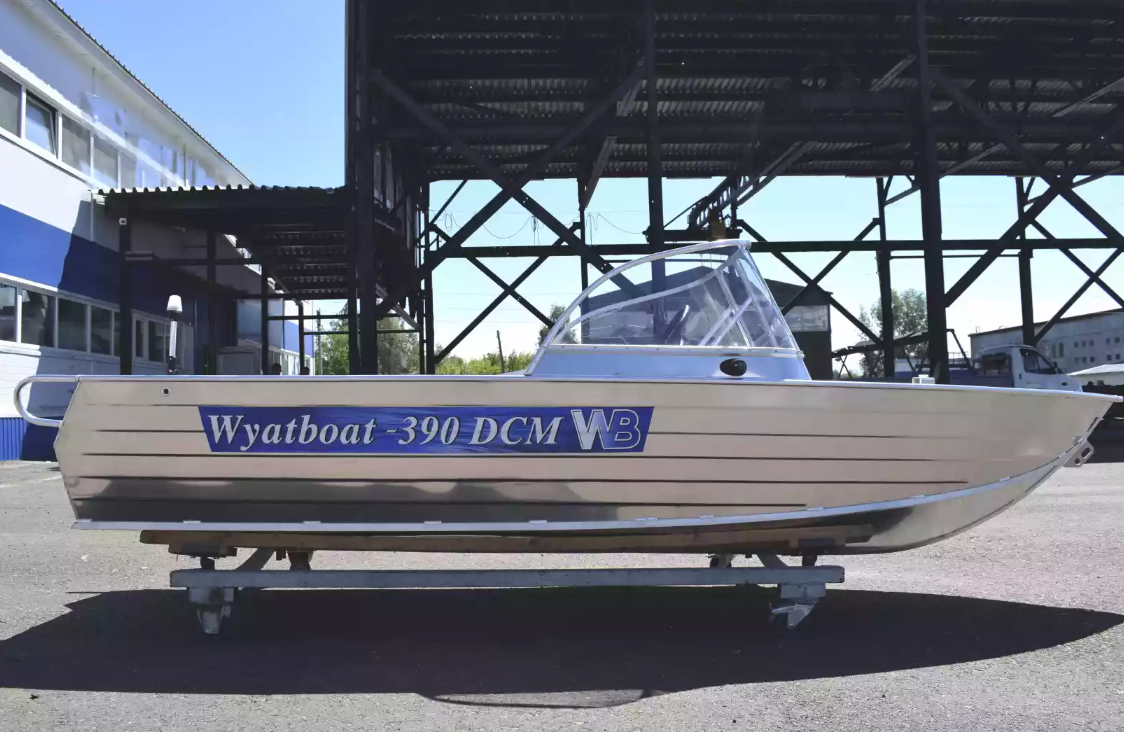 Алюминиевая лодка Wyatboat-390 DCM в Владимире