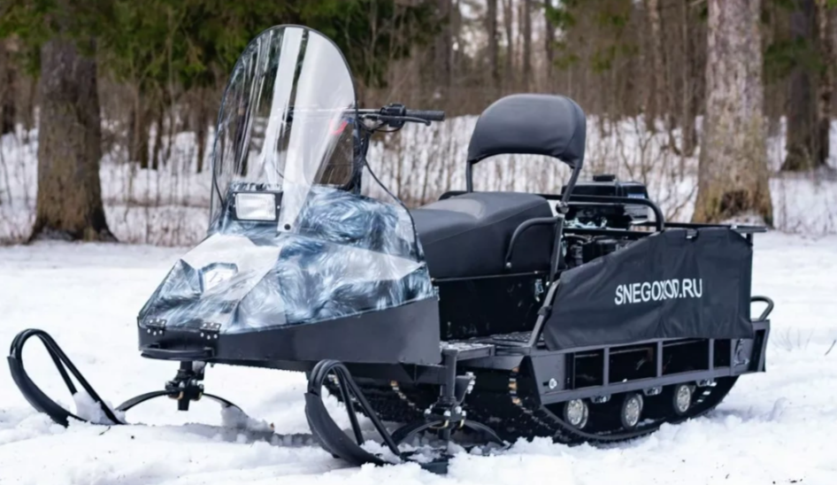 Миниснегоход Егерь Экспедитор 20 л.с. , реверс, тормоз, капот белый в Владимире