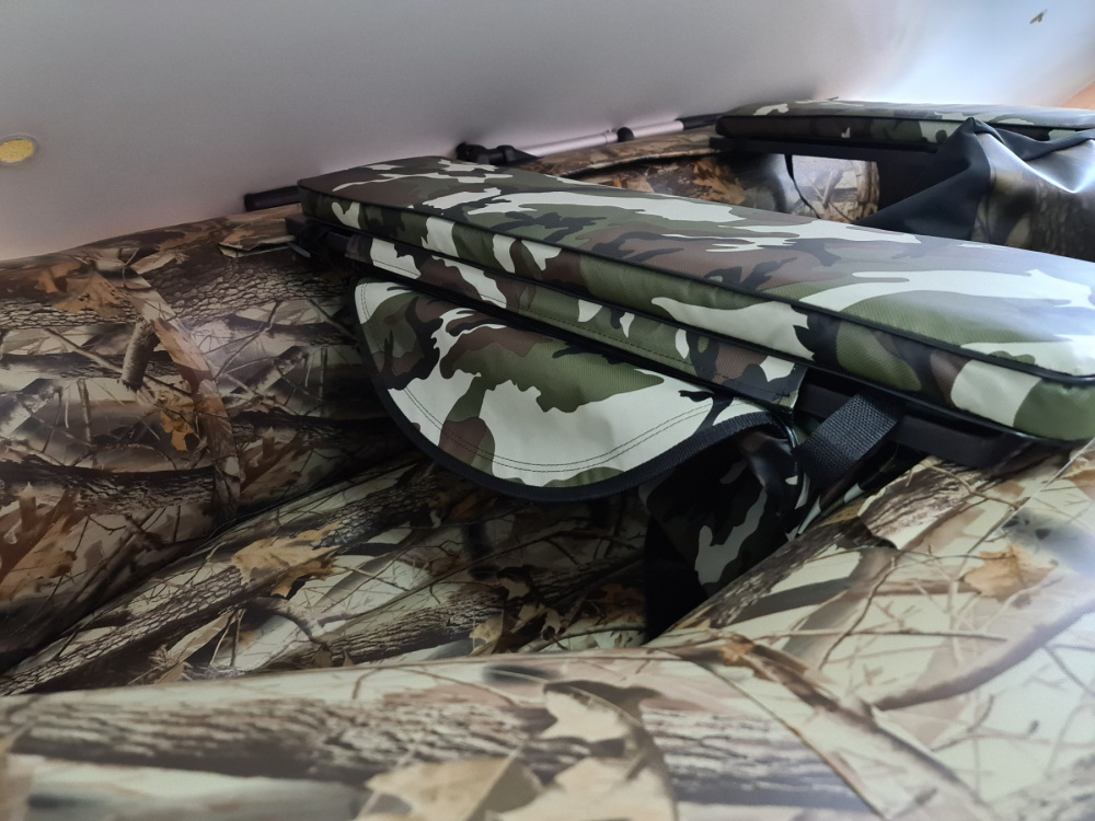 КОМПЛЕКТ МЯГКИХ НАКЛАДОК С СУМКОЙ ДЛЯ ЛОДОК 80Х20 КАМУФЛЯЖ в Владимире