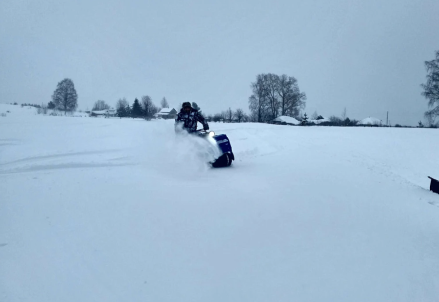 Мотобуксировщик Альбатрос-XLV 9 мини, тележки, 1250 мм в Владимире