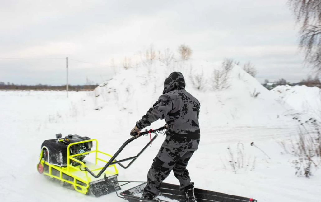 Мотобуксировщик Бурлак ХОЗЯИН-1 (капот ткань) в Владимире