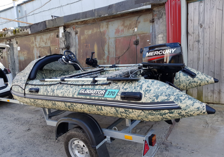 НАДУВНАЯ ЛОДКА GLADIATOR C370AL в Владимире