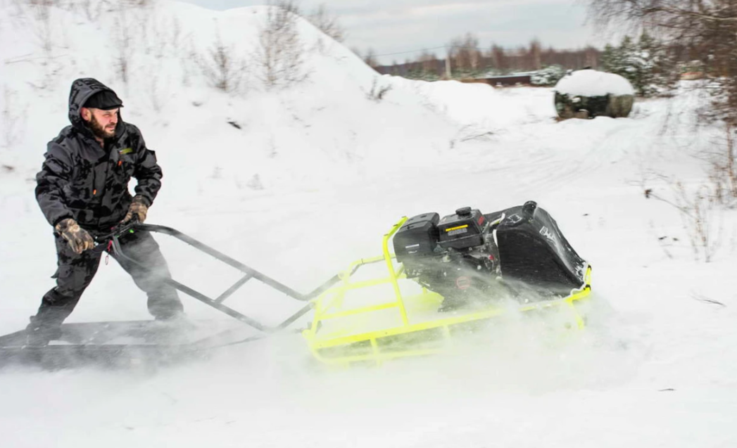 Мотобуксировщик Бурлак ХОЗЯИН-1 (капот ткань) в Владимире