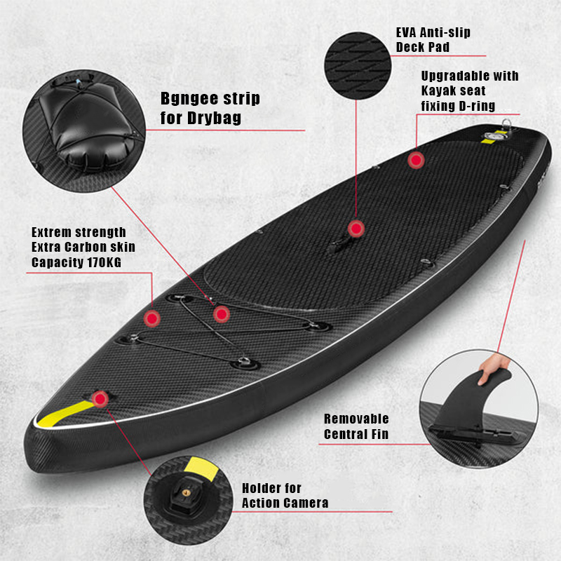 SUP (САП) ДОСКА MISHIMO CARBON DARKSIDE 10.6’ (325СМ) в Владимире