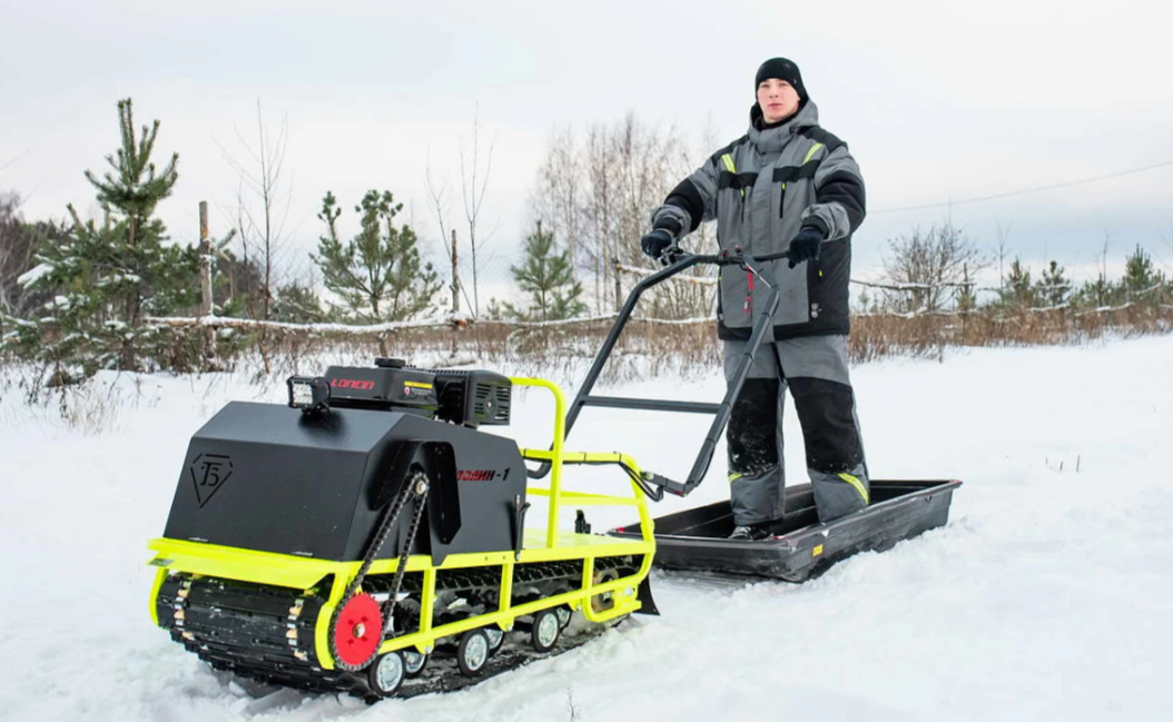 Мотобуксировщик Бурлак ХОЗЯИН-1 (капот ткань) в Владимире