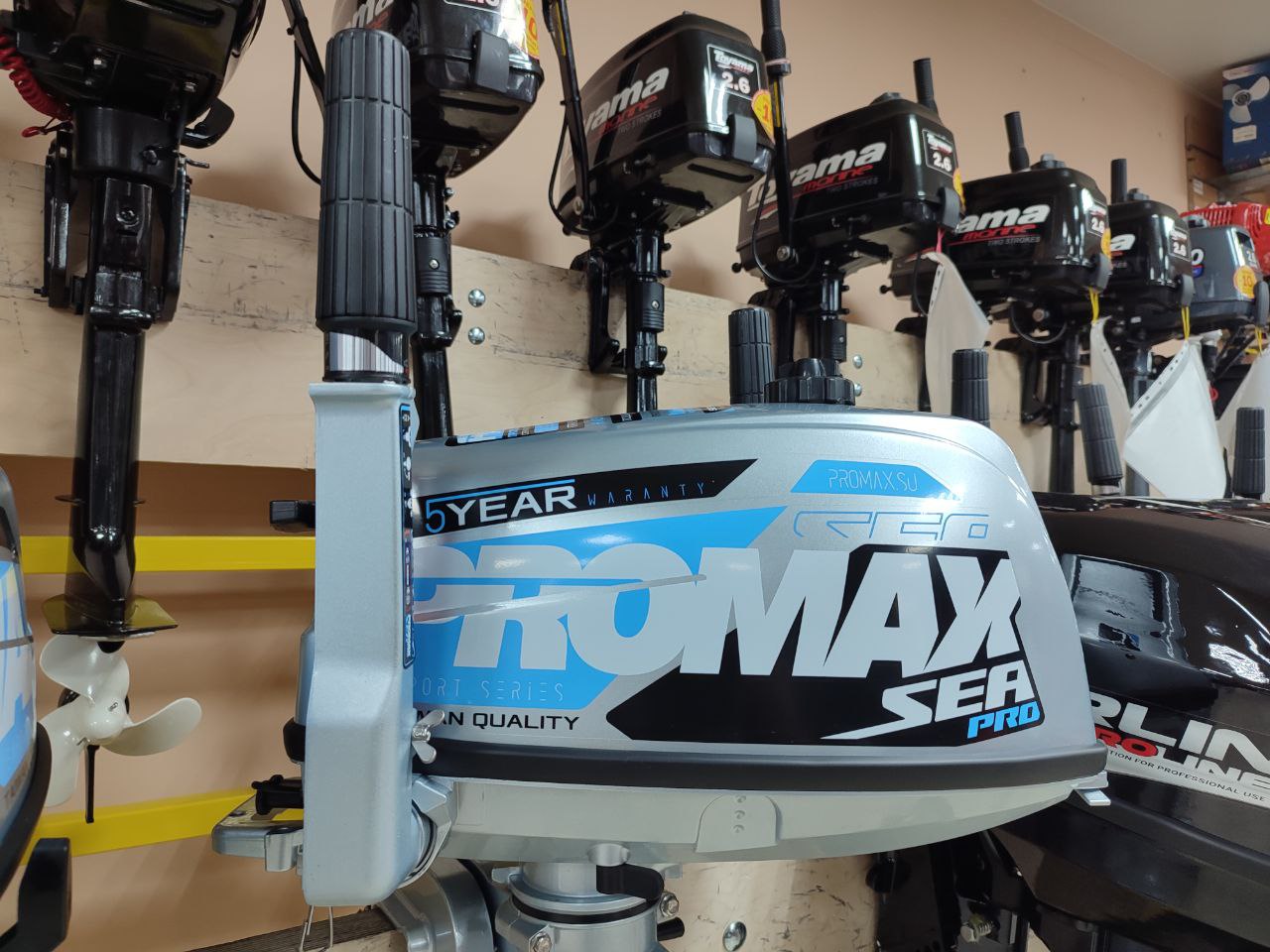 Лодочный мотор PROMAX SP5FHS (внешний бак 12 л) в Владимире