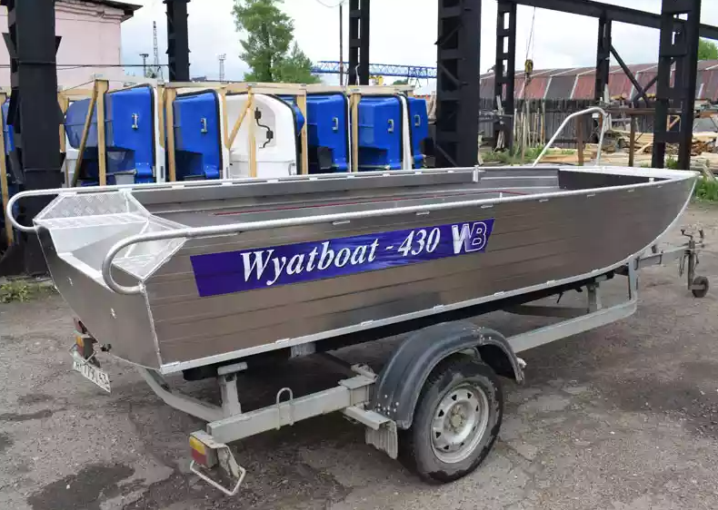 Алюминиевая лодка  Wyatboat-430 Master в Владимире