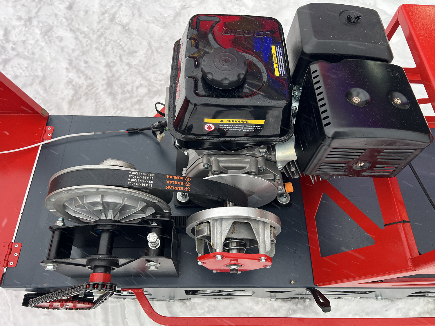 Мотобуксировщик EX-MOTO SNOWDOG S500 15л.с в Владимире