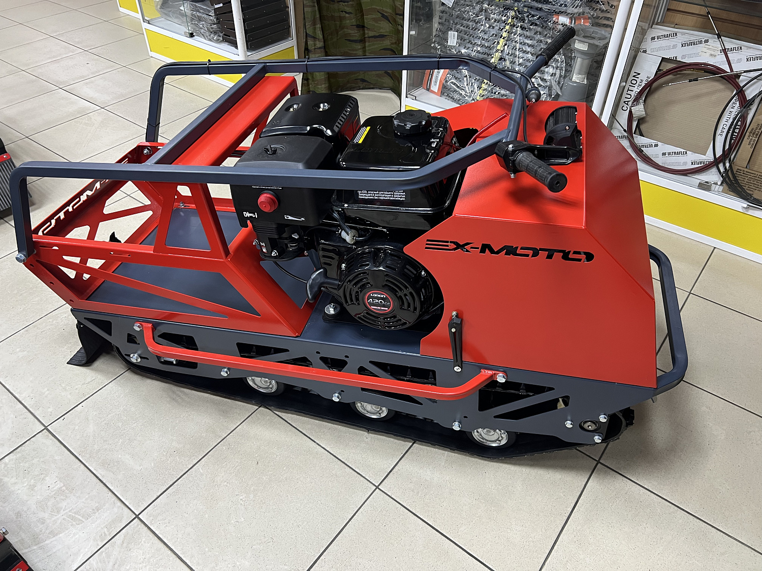 Мотобуксировщик EX-MOTO SNOWDOG S500 15л.с в Владимире