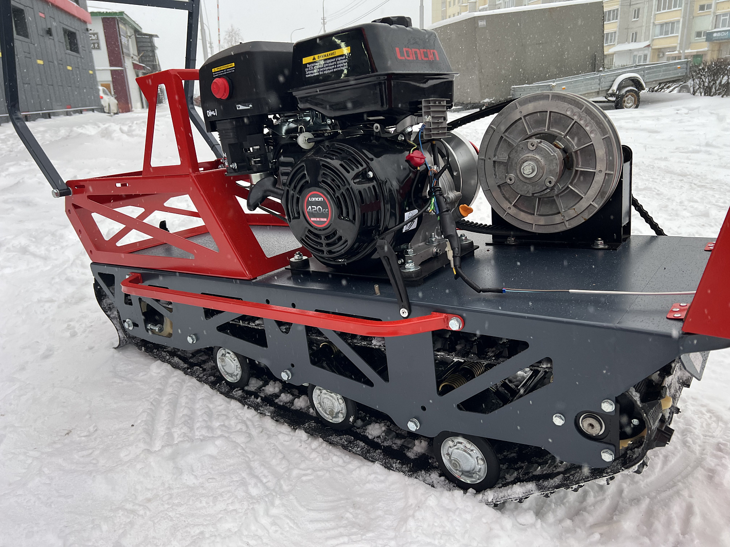 Мотобуксировщик EX-MOTO SNOWDOG S500 15л.с в Владимире