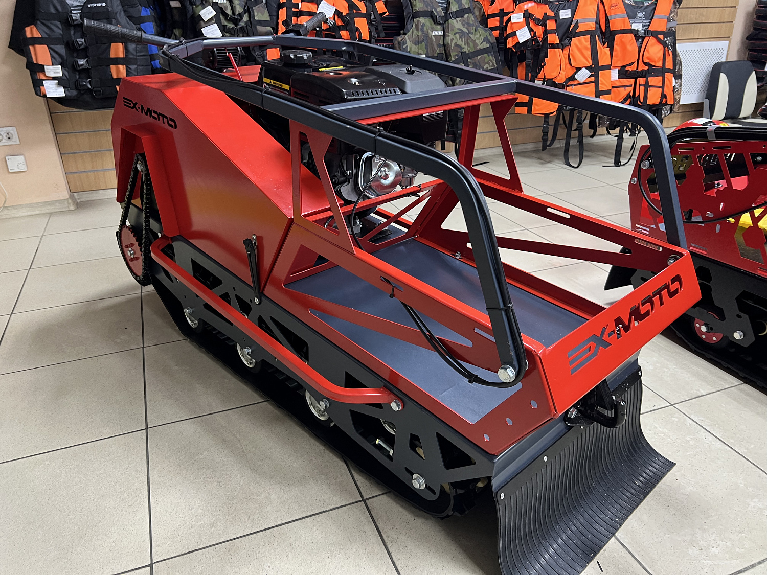 Мотобуксировщик EX-MOTO SNOWDOG S500 15л.с в Владимире